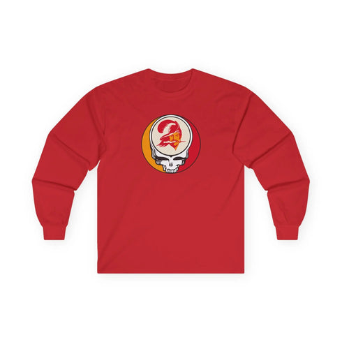 Grateful Dead - Tampa Bay Bucaneers Stealie Ultra Cotton Long Sleeve Tee - StealieShop